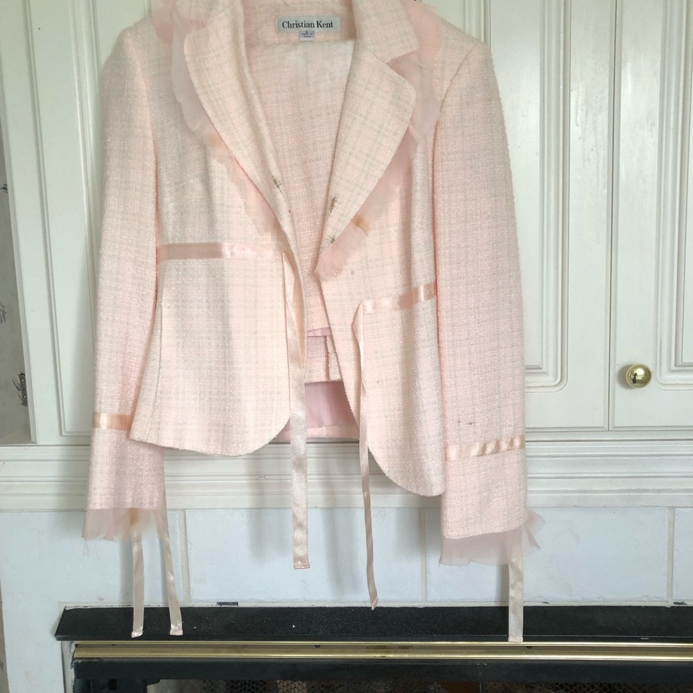Pink Christian Kent Size 6 Suit